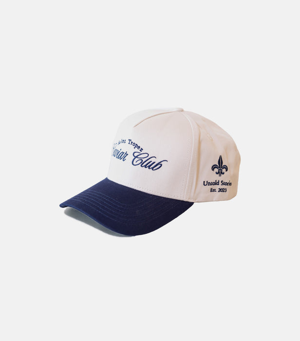 Saint Tropez Caviar Club (Beige & Navy)